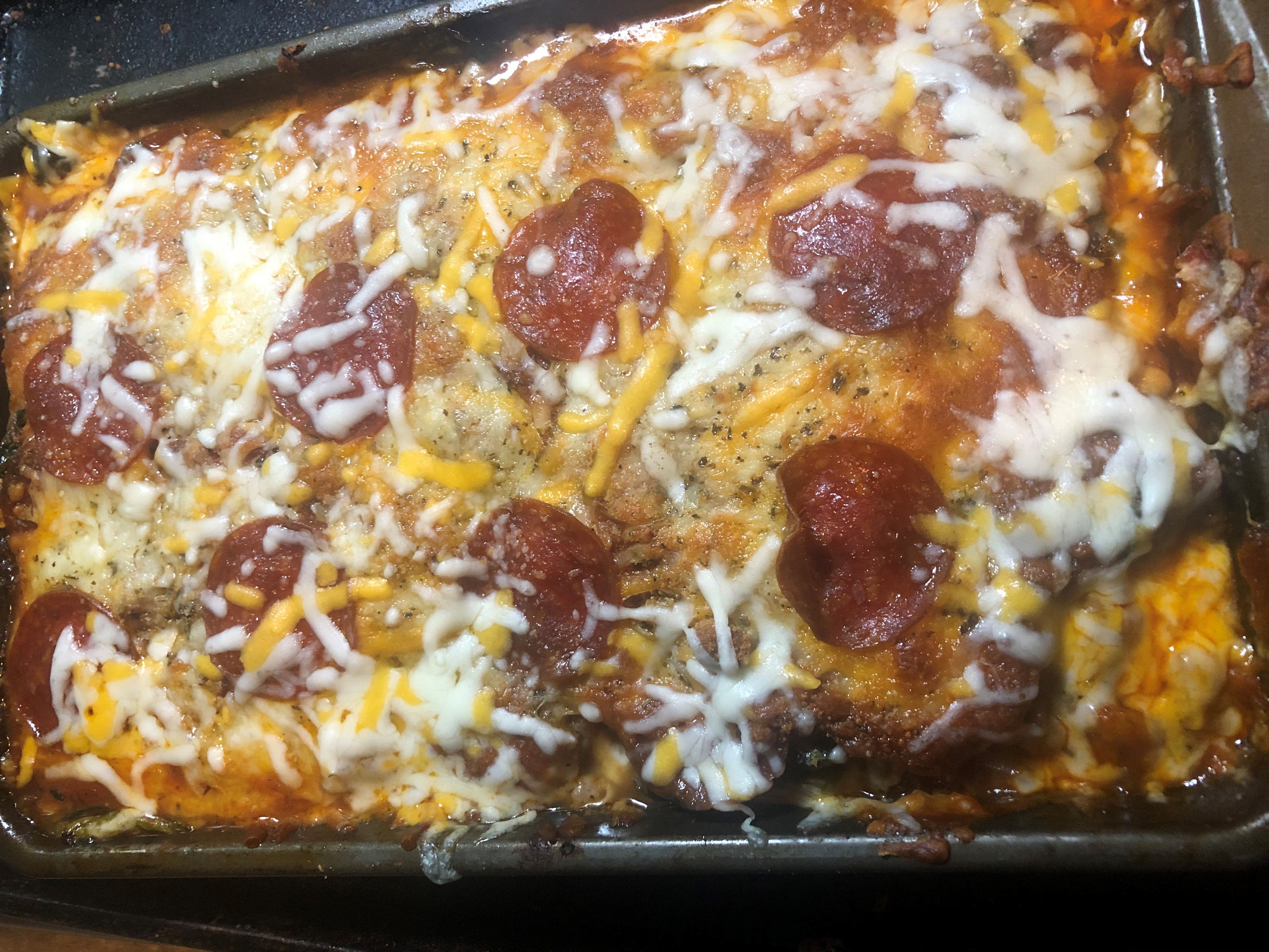 Crustless Pizza Casserole