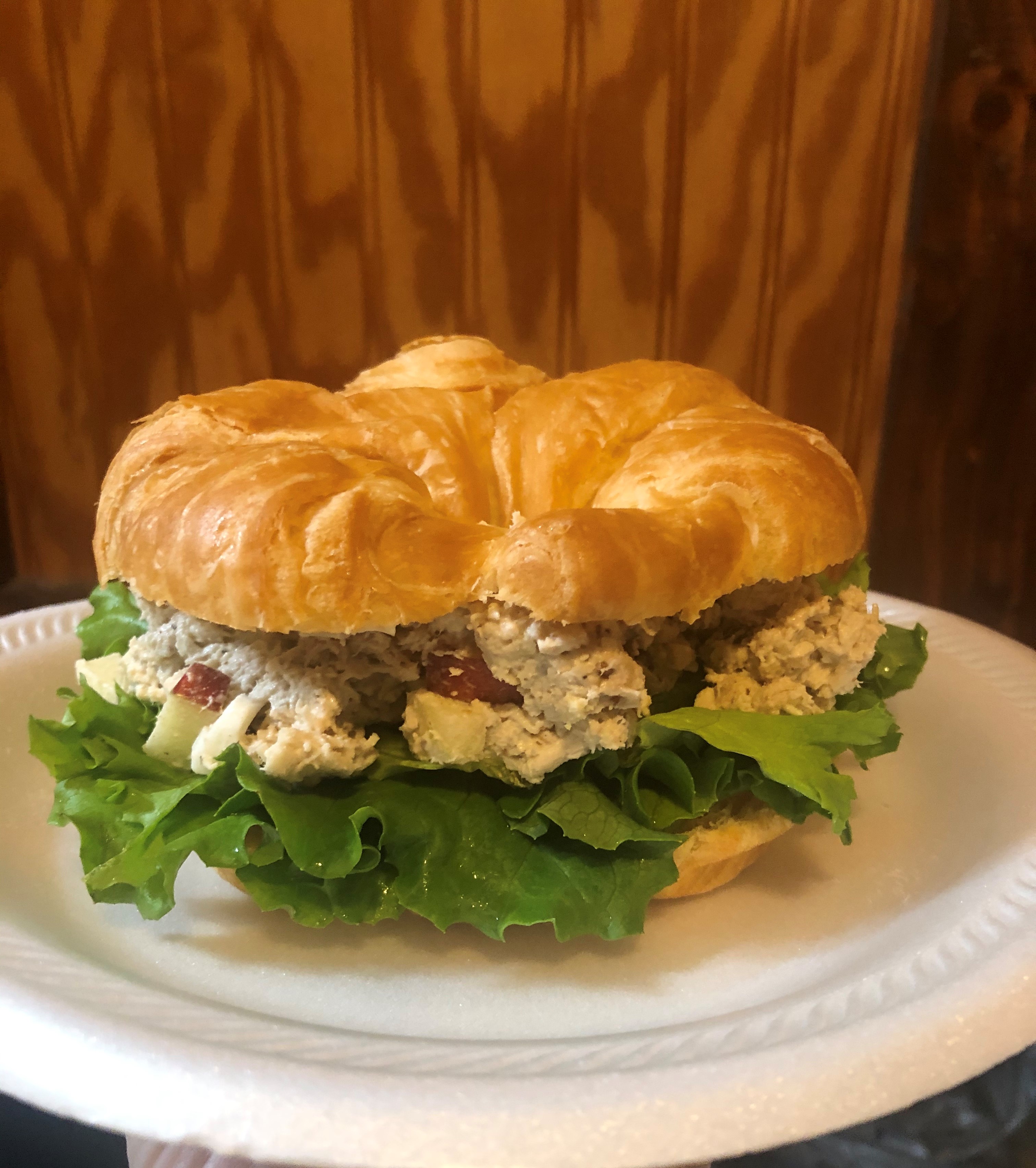 Homemade Chicken Salad Croissant