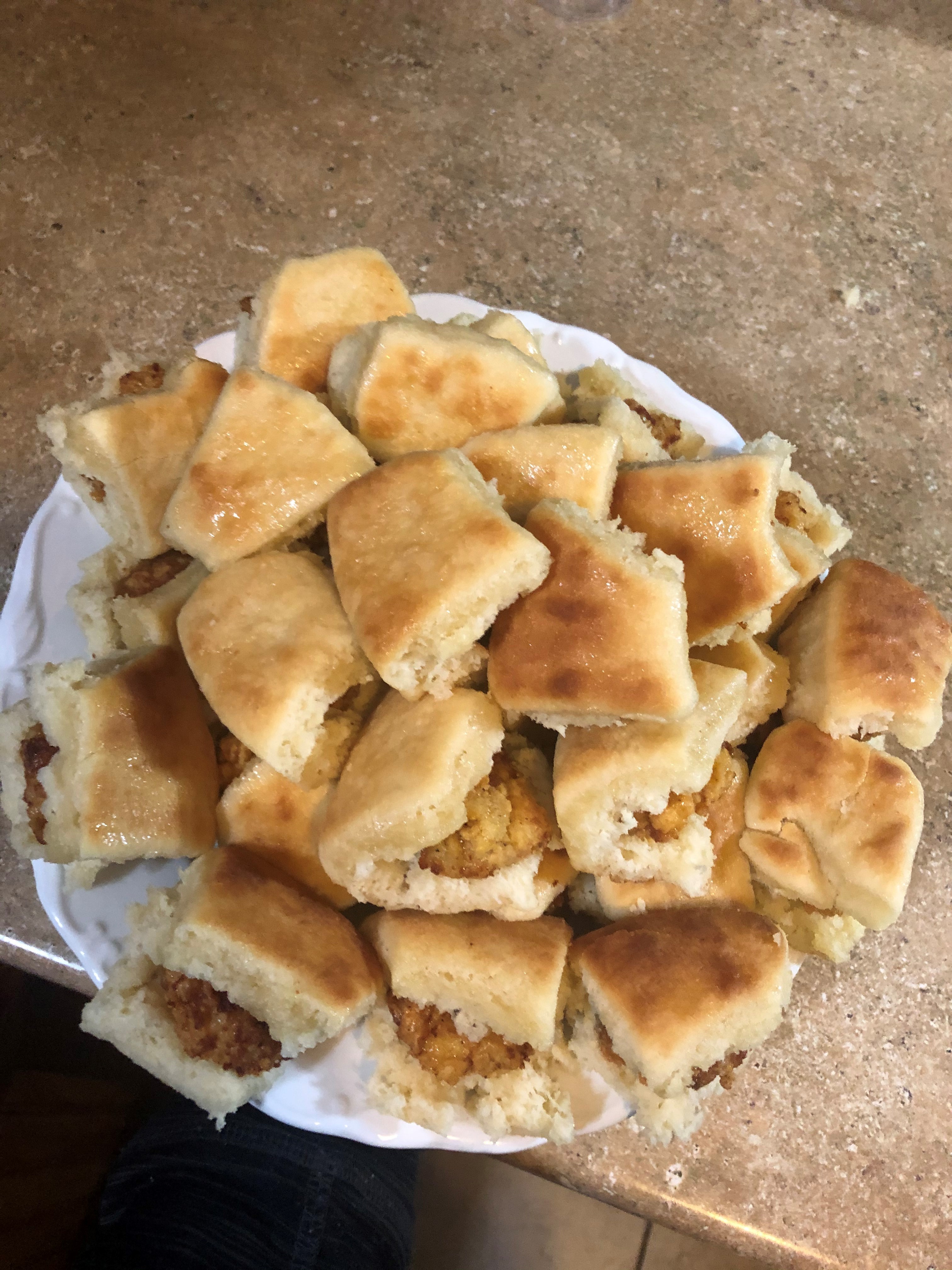 Plate of Chicken Cuties